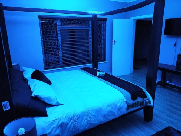 1 غرفة نوم وواي فاي وملاءات أسرّة