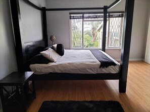 1 غرفة نوم وواي فاي وملاءات أسرّة