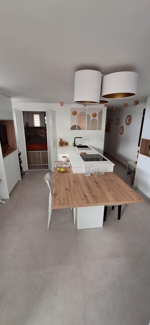 Interior - Roof terrace apartment on the sea waterfront air conditioning wifi (Saint-Raphaël)