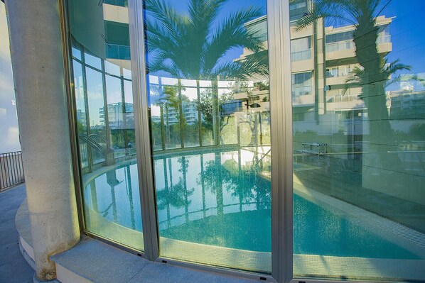 Piscine couverte, piscine chauffée