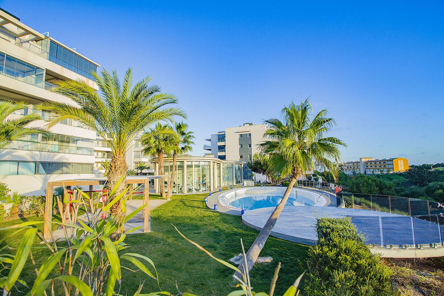 Indoor pool, a heated pool