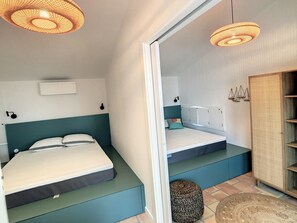 3 室のベッドルーム、WiFi、ベッドシーツ