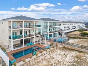 Pool - This NEWLY BUILT 8 Bedroom / 8 Bathroom Luxury Oceanfront Home! (Holden Beach)