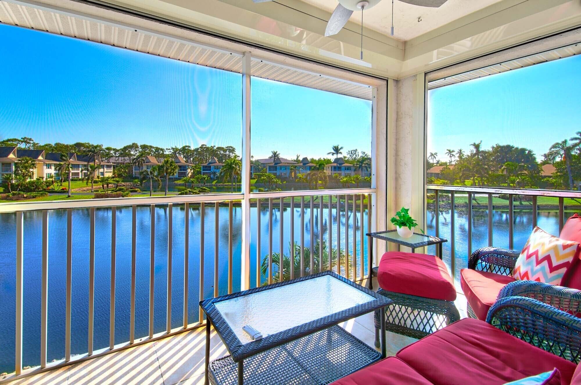 Beautiful, sun-filled, newly renovated 2 bed, 2 bath lakeside condo.