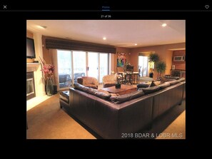 Smart TV, fireplace, video games, stereo