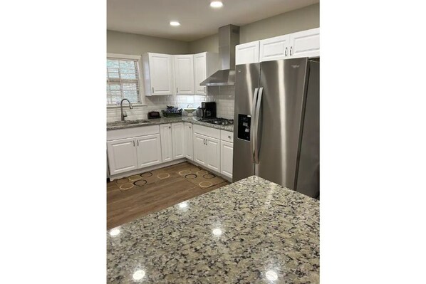 Fridge, microwave, oven, stovetop - Welcome to your Atlanta Dream House! (East Point)