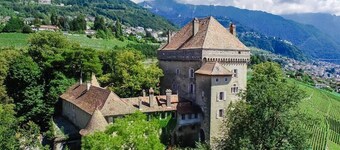 Montreux Castle -Studio 2 Beds -Lake view terrasse