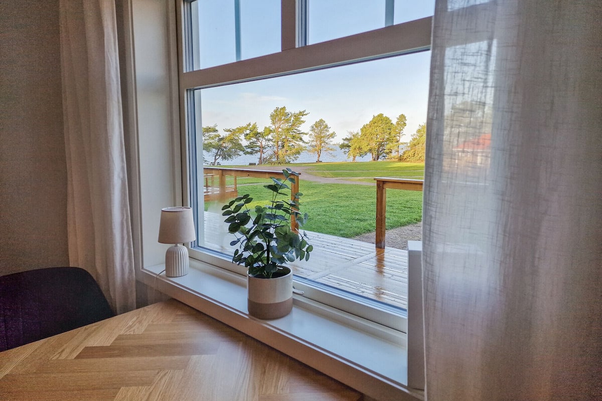 Comfort huis, toegankelijk voor mindervaliden, uitzicht op oceaan (Hus 9) | 2 slaapkamers, individueel gedecoreerd, individueel gemeubileerd