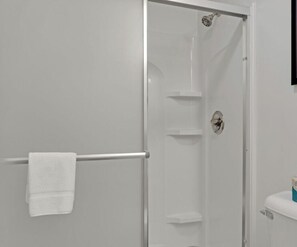 Shower, hair dryer