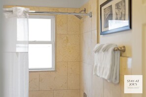 Shower, hair dryer