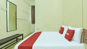 Free WiFi, bed sheets