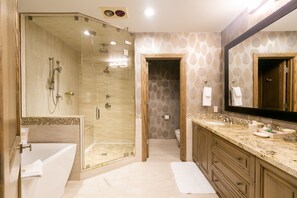 Shower - Premium Luxury Three Bedroom Suite with Hot Tub by RedAwning (Park City)