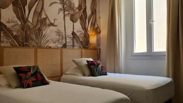 Kamar Twin Klasik | Seprai premium, brankas, Wi-Fi gratis, dan seprai linen