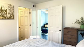 1 slaapkamer, een bureau, gratis wifi, beddengoed