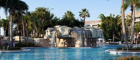 AuĂenpool, beheizter Pool