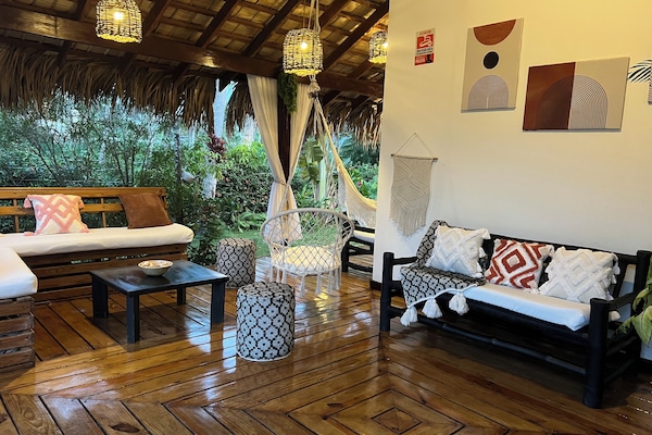 Front Patio at Night