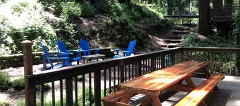 Adventure house under the redwoods, with spa! 🌲