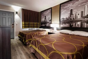 Chambre, 2 lits doubles, non-fumeurs | Wi-Fi gratuit, draps fournis