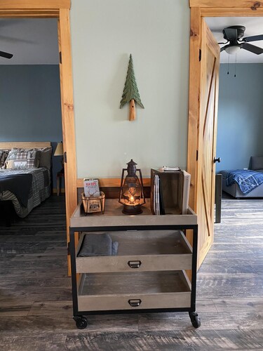 2 Bedrooms with a King Bed, 1 Bath across from the Visitor Center