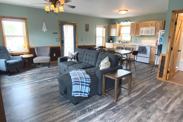 Spacious Living & Dining Area