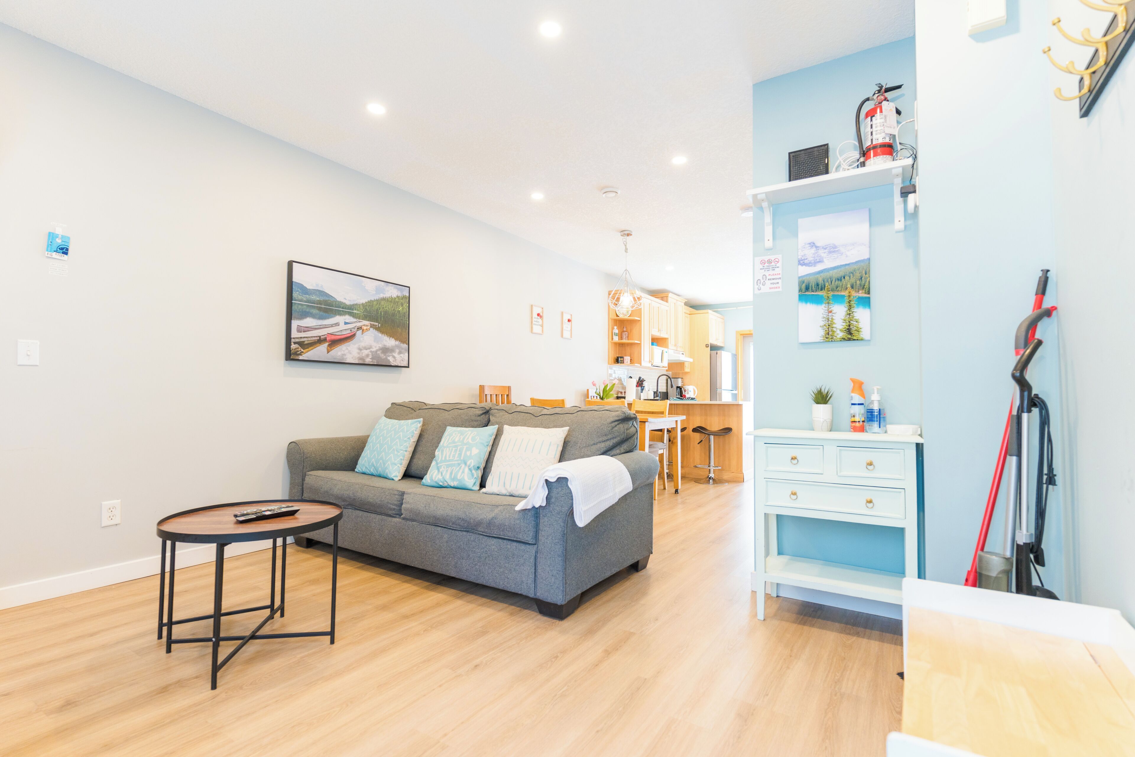 TV connectée, cheminée