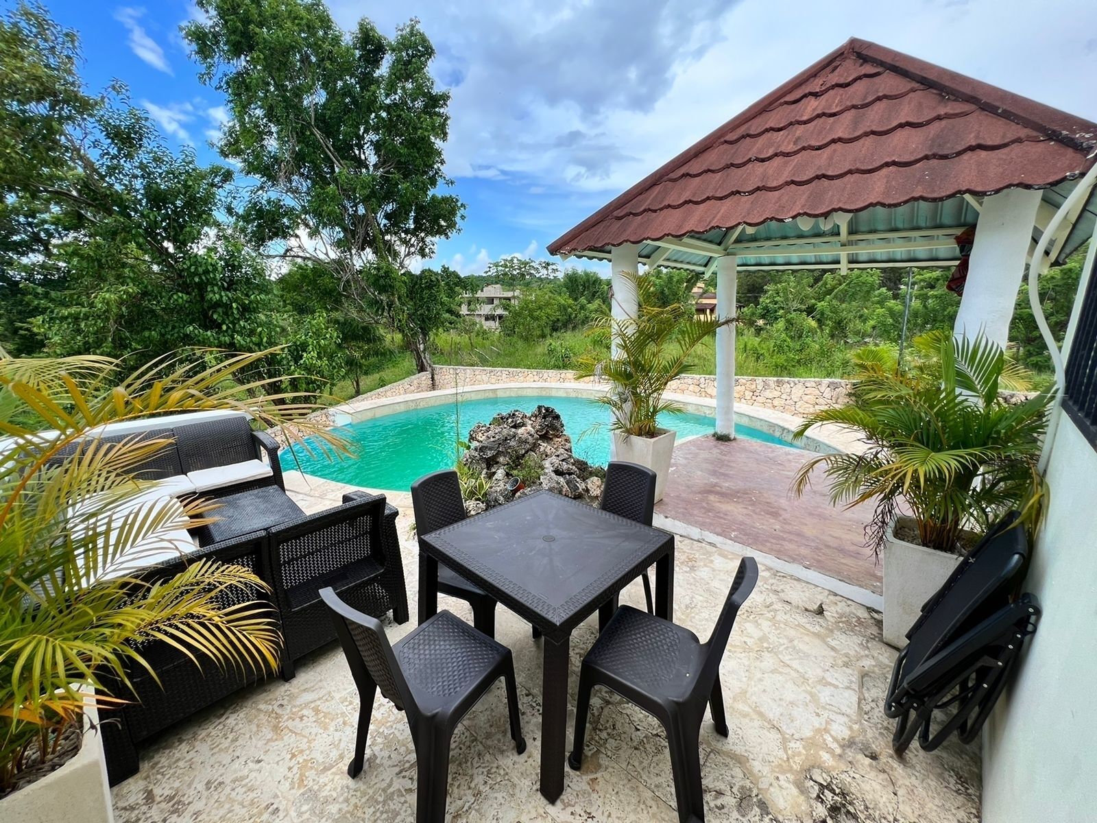 Alberca al aire libre 