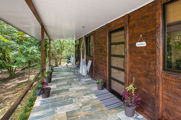 Our guests love the covered 200ft2 front porch
