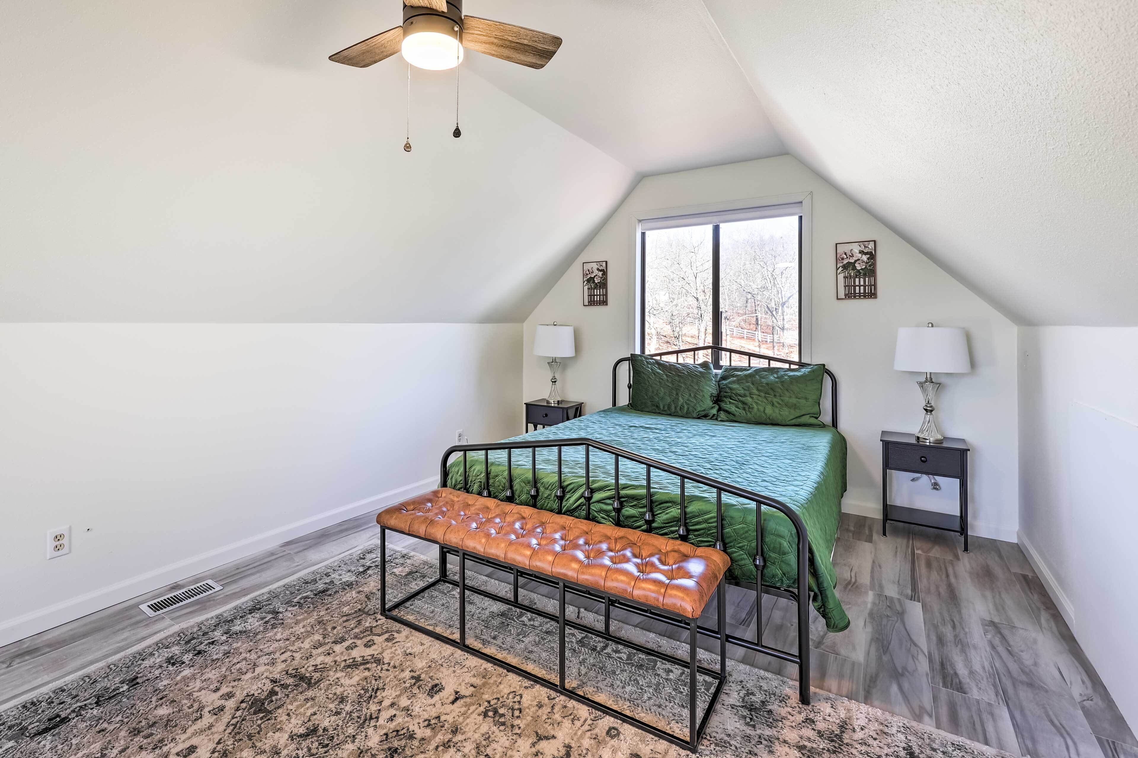 1 bedroom, iron/ironing board, travel crib, WiFi