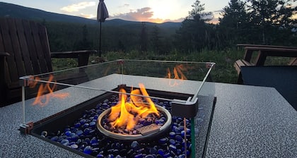 SALT WATER HOT TUB at Rabbit Hole A Frame In the Woods