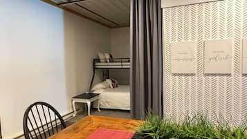 2 bedrooms, iron/ironing board, travel crib, free WiFi
