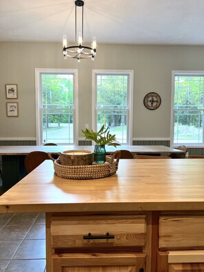 Dining - Expansive Retreat - All-Season Contemporary Farmhouse  [Lakes & Mountains] (Harrison)