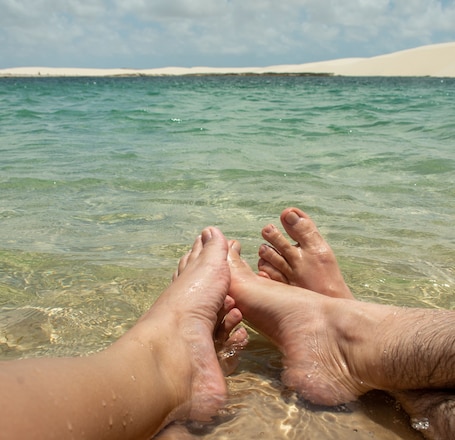 Piscina natural. Pousada Morada das Dunas
