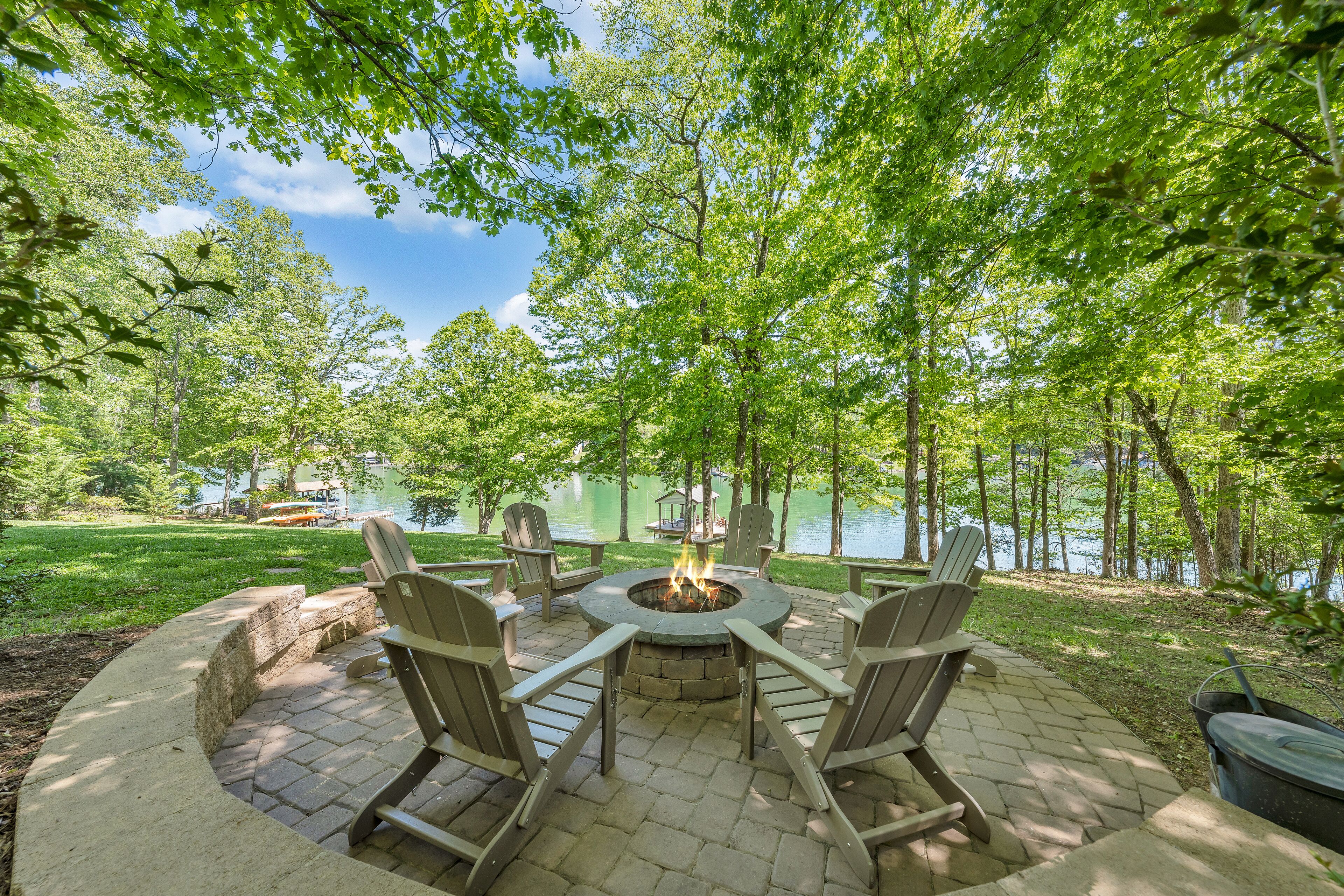 Sunrise Retreat: Lakefront Home with Hot Tub