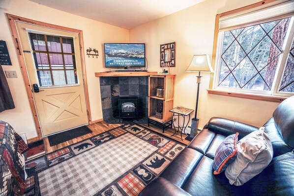 Televisión y reproductor de DVD 