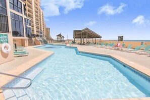 Indoor pool - Phoenix I 1112-11th floor, splash pad, beachfront, 2 bedrooms, 2 baths (Orange Beach)