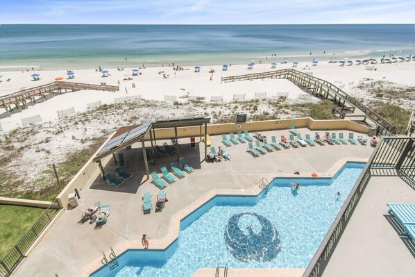 Indoor pool - Phoenix I 1112-11th floor, splash pad, beachfront, 2 bedrooms, 2 baths (Orange Beach)