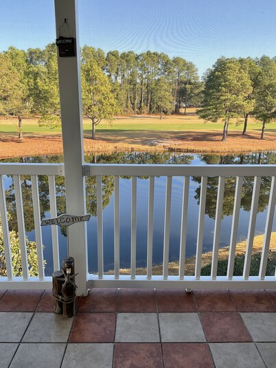 Beach/golf condo. Beach is less than 5 miles, golf is out the window