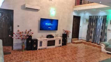 Smart TV, DVD player, stereo