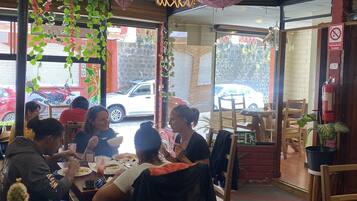 Breakfast and lunch served