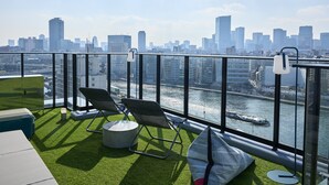 جناح إستديو - لغير المدخنين (Roof Top, Bunk Bed) | خزنة داخل الغرفة وستائر تعتيم وواي فاي مجانًا وملاءات أسرّة