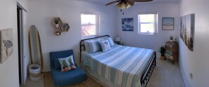 2 bedrooms, desk, iron/ironing board, free WiFi