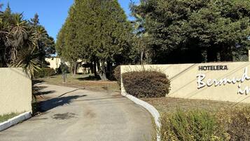 Majoituspaikan julkisivu