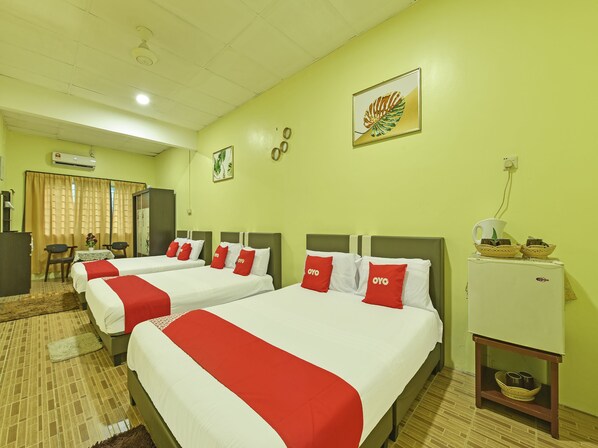 Habitación familiar | Wifi gratis y ropa de cama 