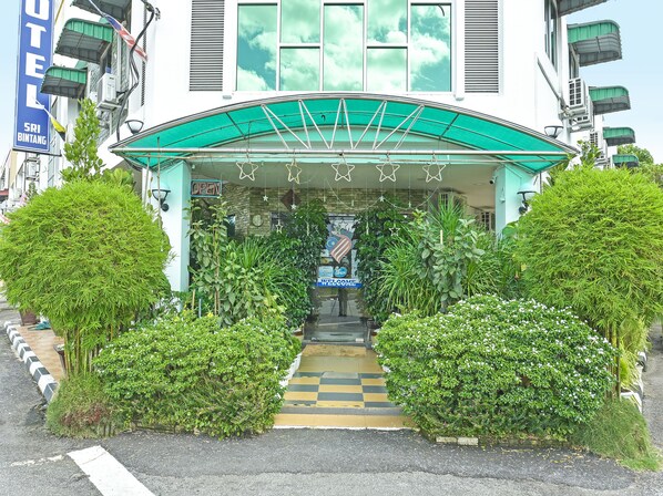 Façade de l’hébergement