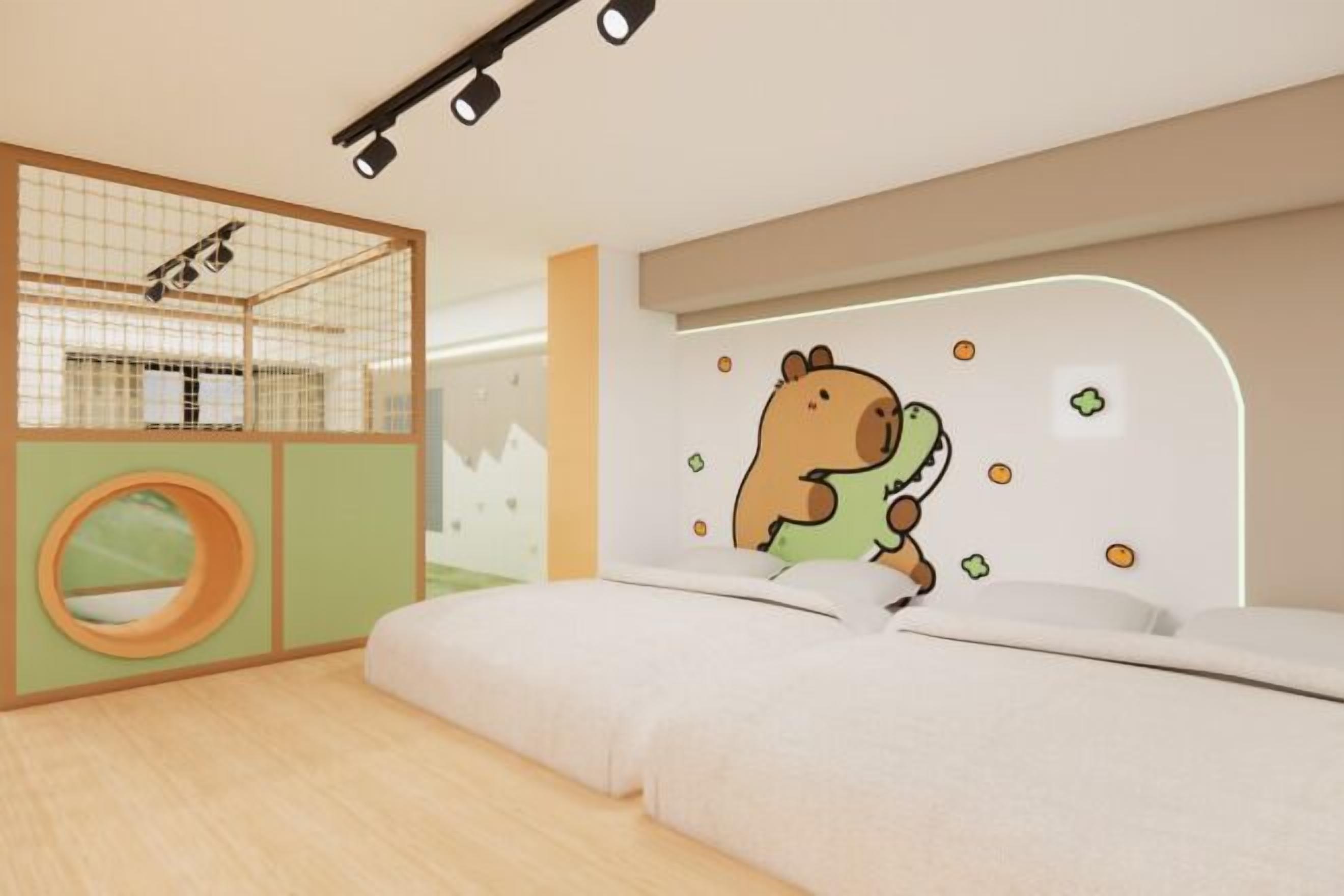 Decoración personalizada, muebles diferentes y escritorio 