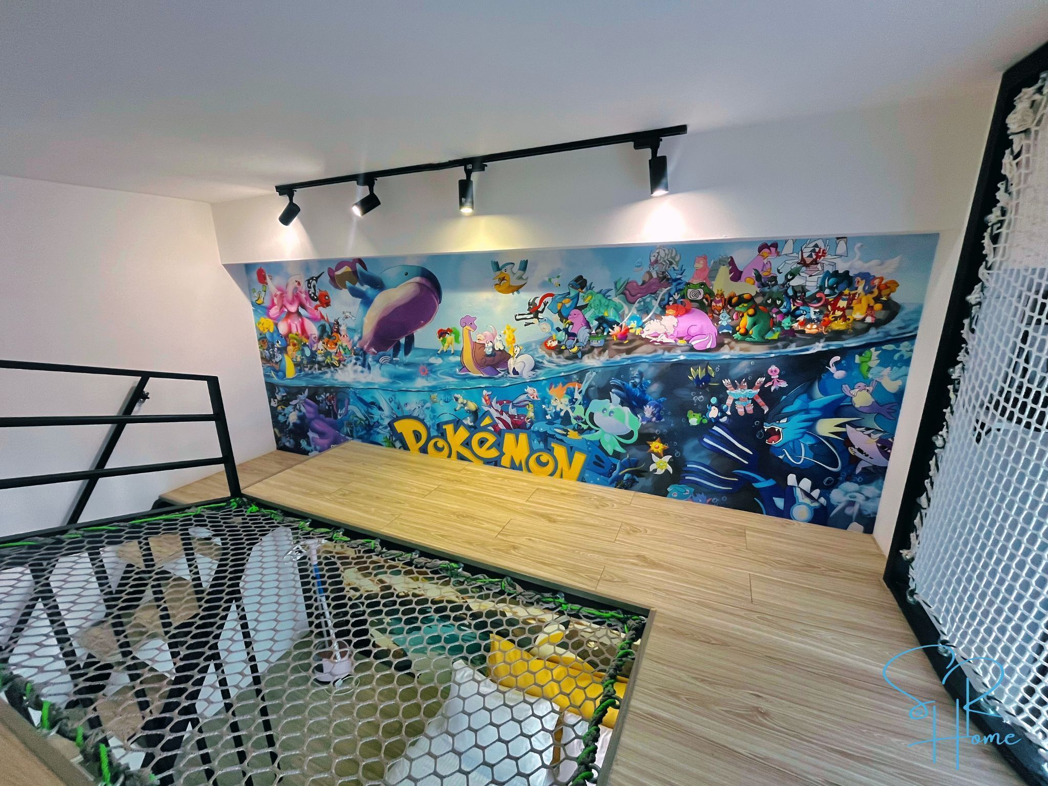 Pokemon Family Homestay Near Legoland w Slide | Individually decorated, individually furnished, desk, laptop workspace