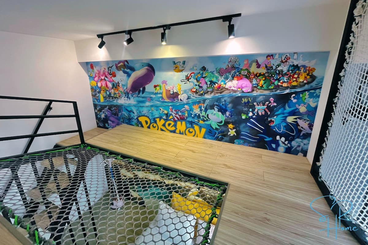 Pokemon Family Homestay Near Legoland w Slide | 办公桌、笔记本电脑工作区、遮光窗帘、免费 WiFi