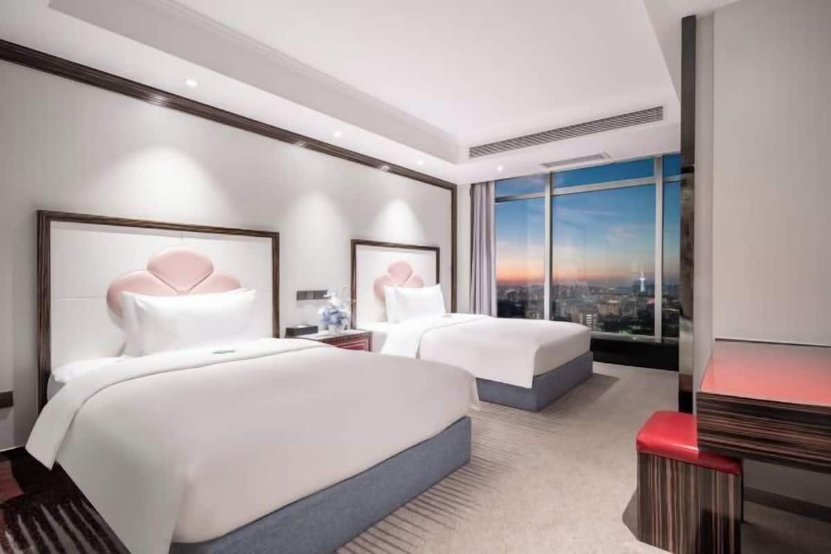 1 chambre, lit de bébé (gratuit), accès au Wi-Fi (inclus)