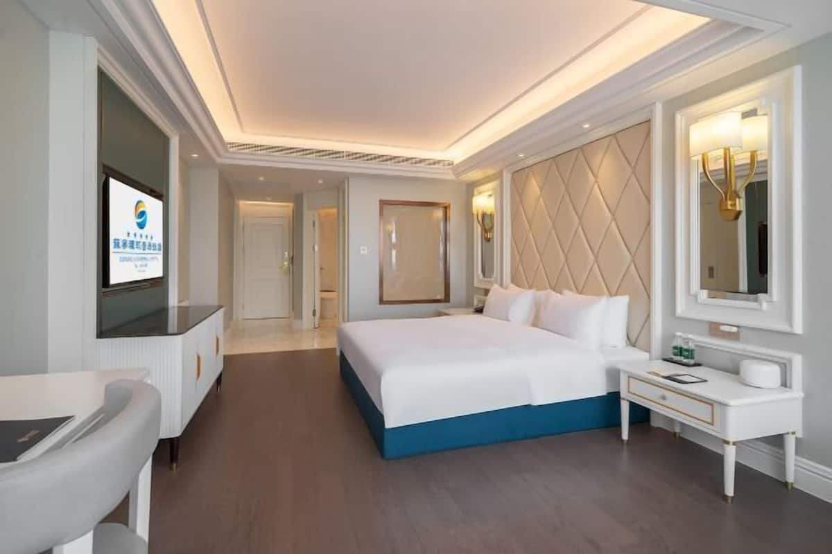 1 chambre, lit de bébé (gratuit), accès au Wi-Fi (inclus)