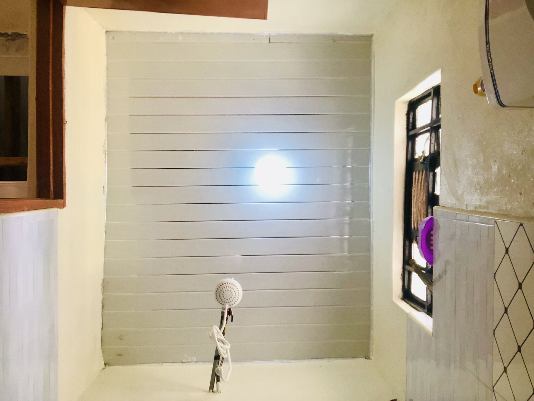 Dusj, håndklær og såpe